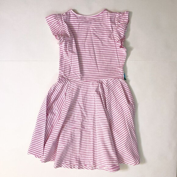 NWT Mini Boden Twirly Flower Applique Dress, Size 9/10 - Picture 3 of 5